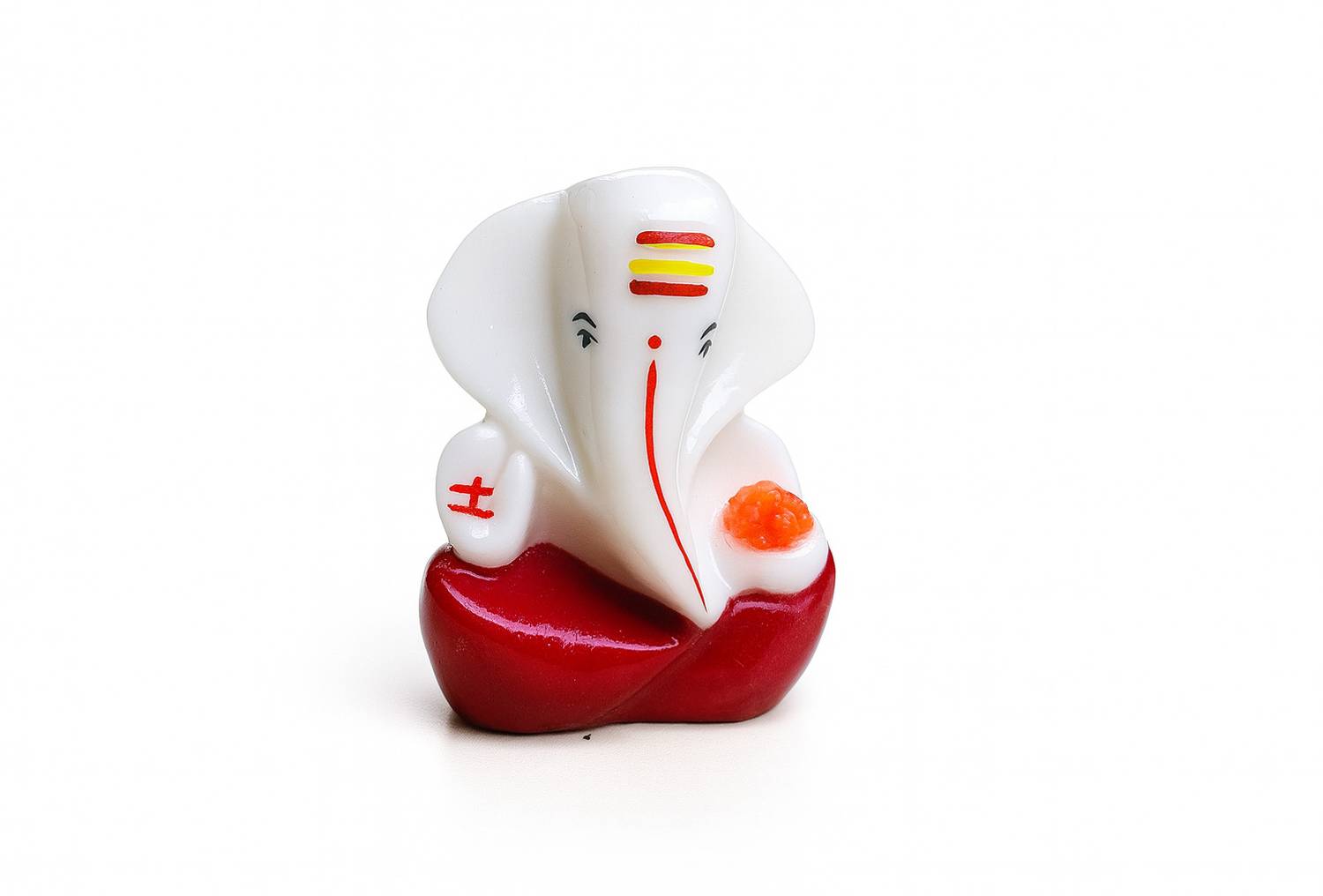 Msaa Sankh Ganesha 10 Decorative Showpiece - 6 cm