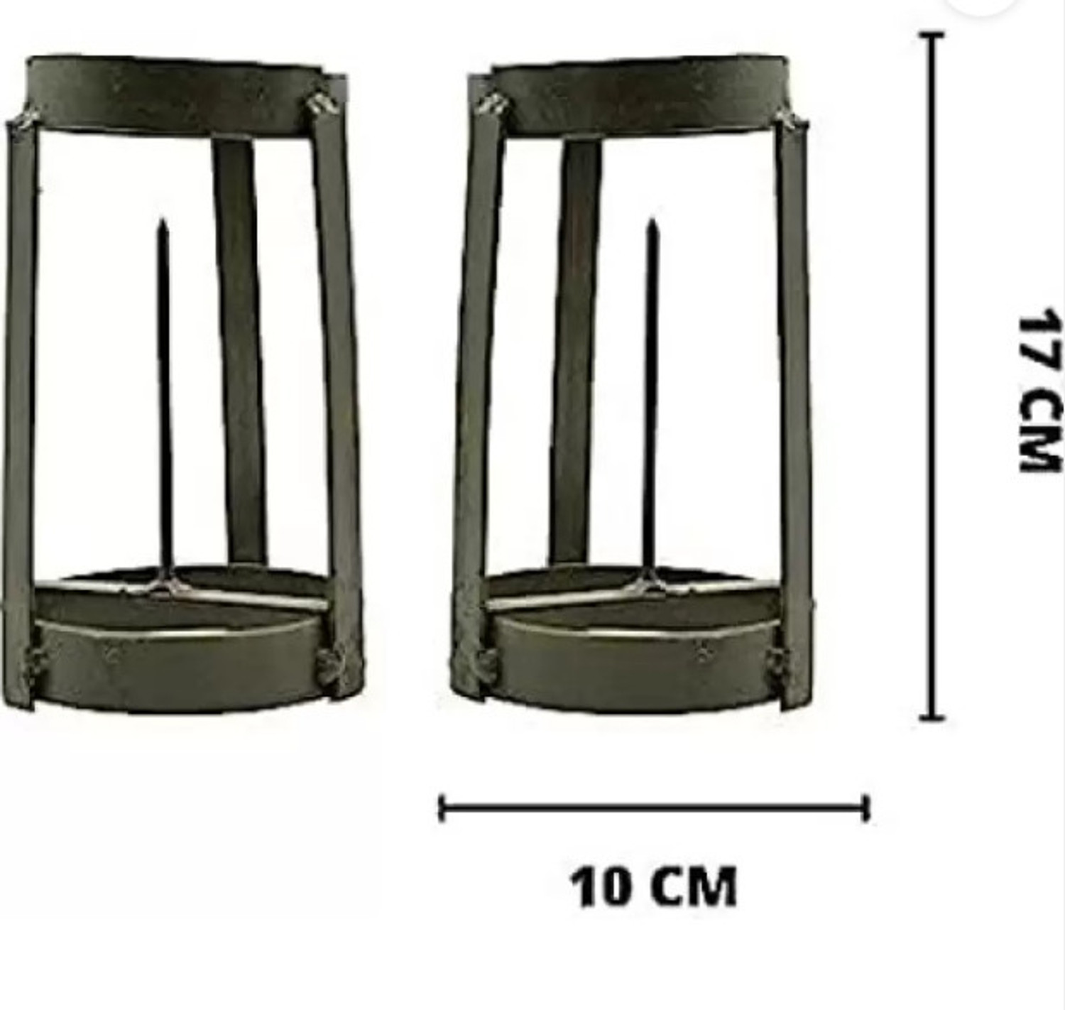 Image of Arhaan Banana Stem Stand Pack of 2 for Holding plant Decorative Showpiece - 16 cm