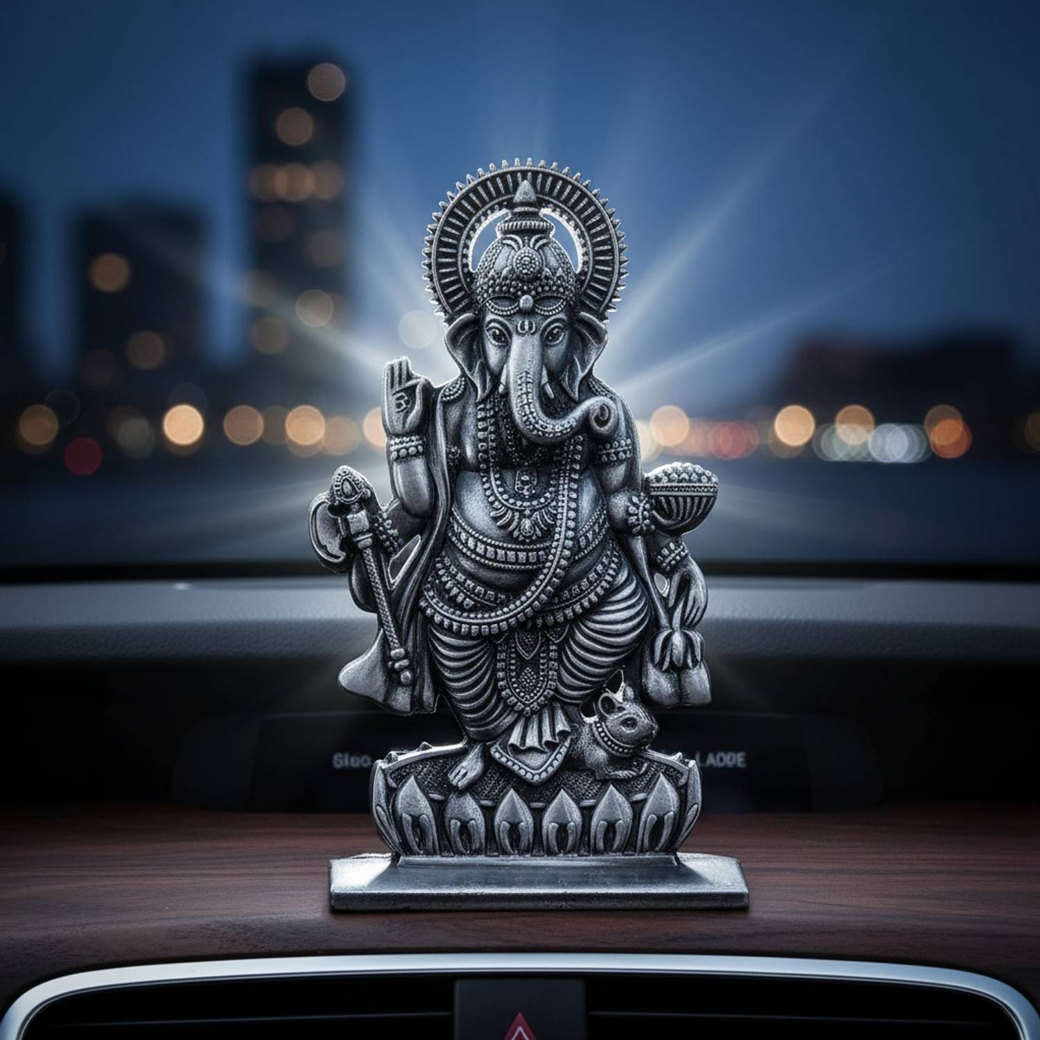 ringzinnie Divine God Idol | Car Dashboard Stand | Home Temple | Office Desk Gift Decorative Showpiece  -  10 cm