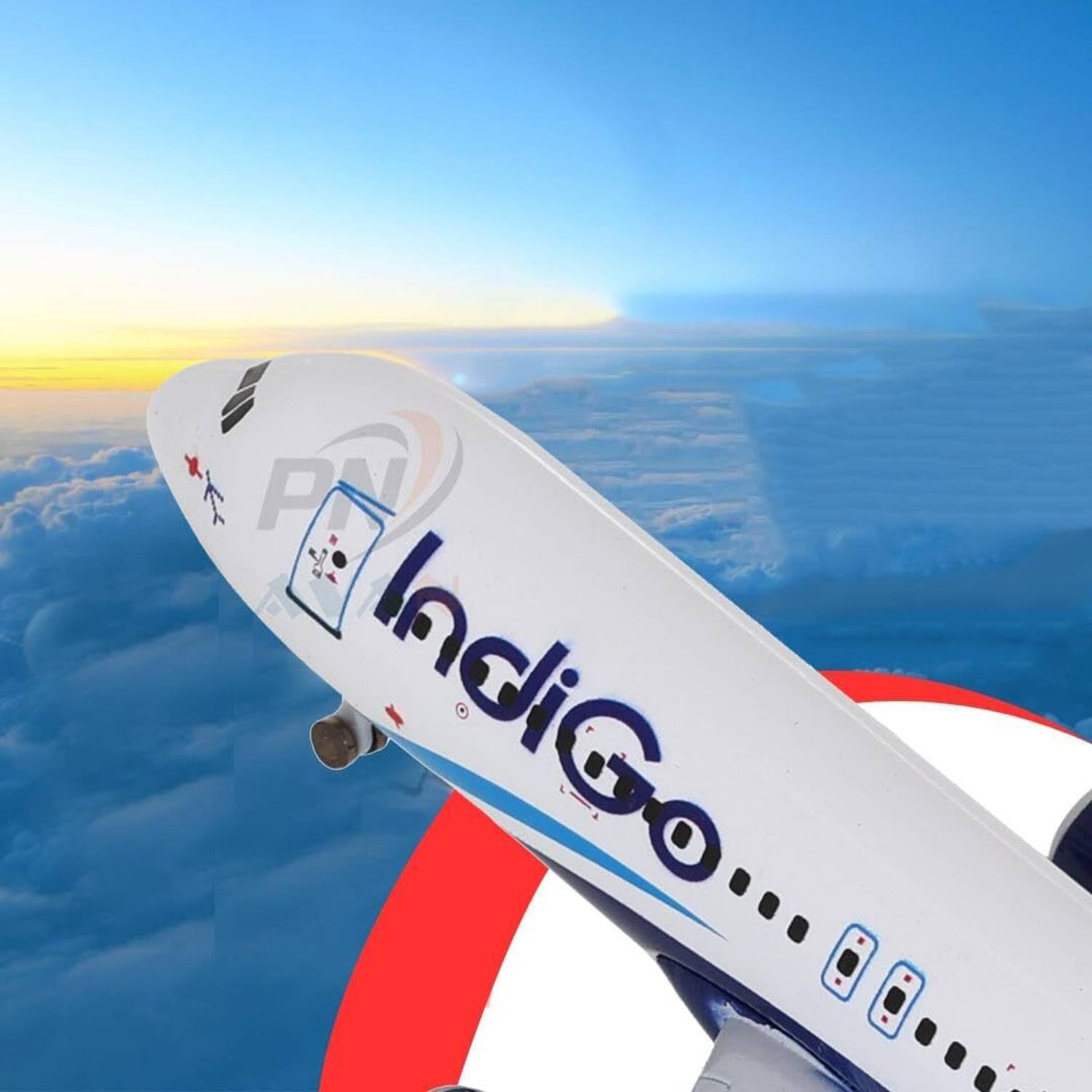 PN AVAN IndiGo A320 Diecast Aeroplane 19cm - Image 4