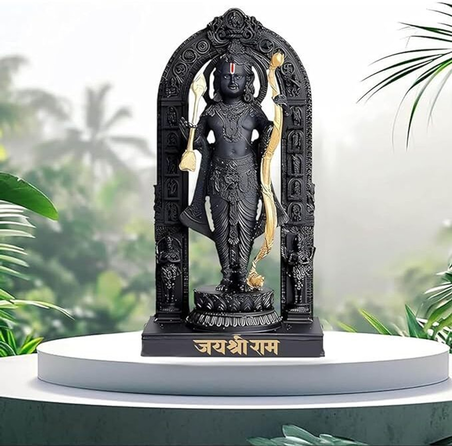 Image of yogi Shree Ram Lalla Ayodhya Murti For Home Decor & Mandir Decorative Showpiece - 15 cm
