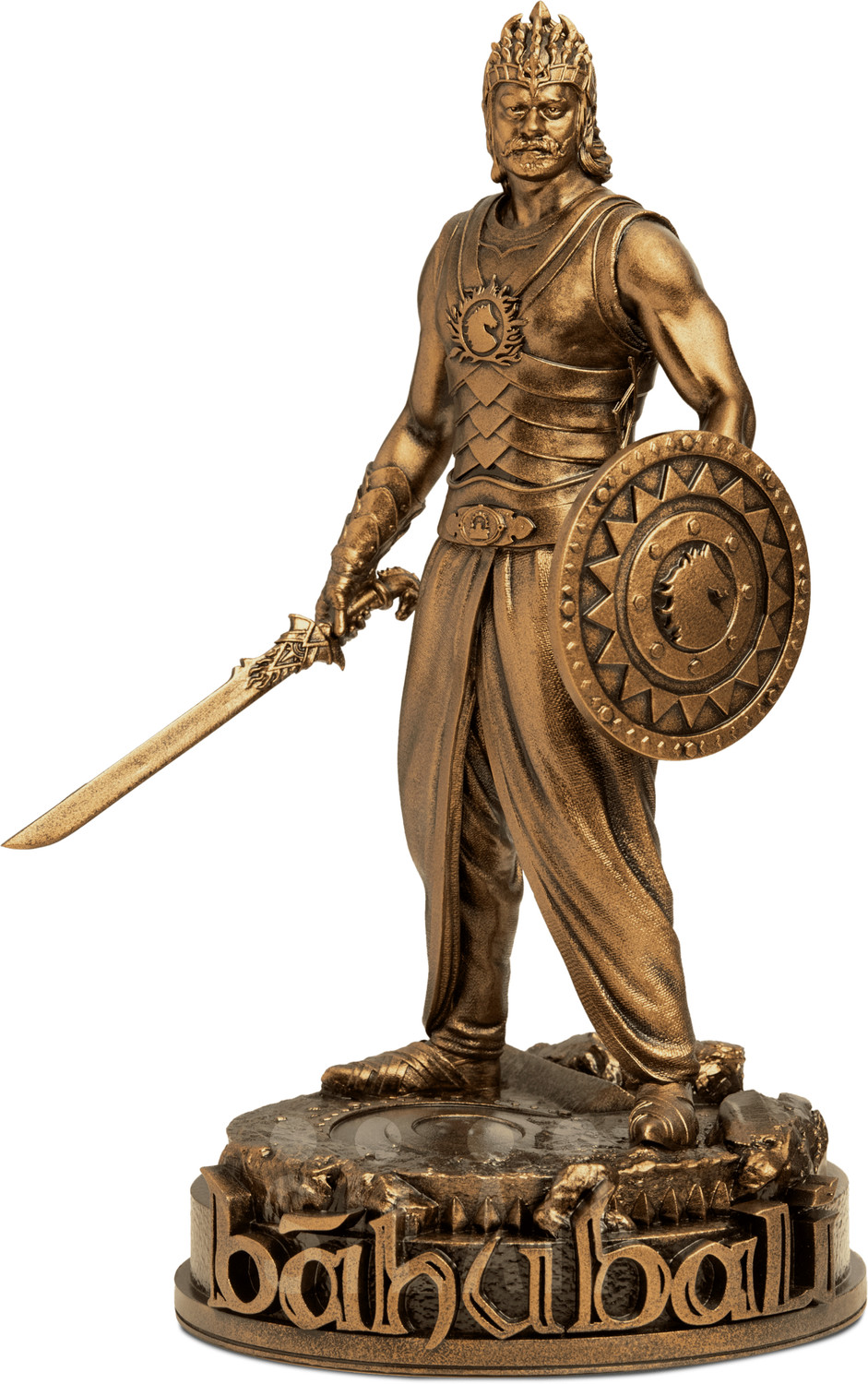 Image of SILAII Baahubali The Epic Official Movie Merchandise | 12 Inch Antique Bronze | Decorative Showpiece - 30.48 cm