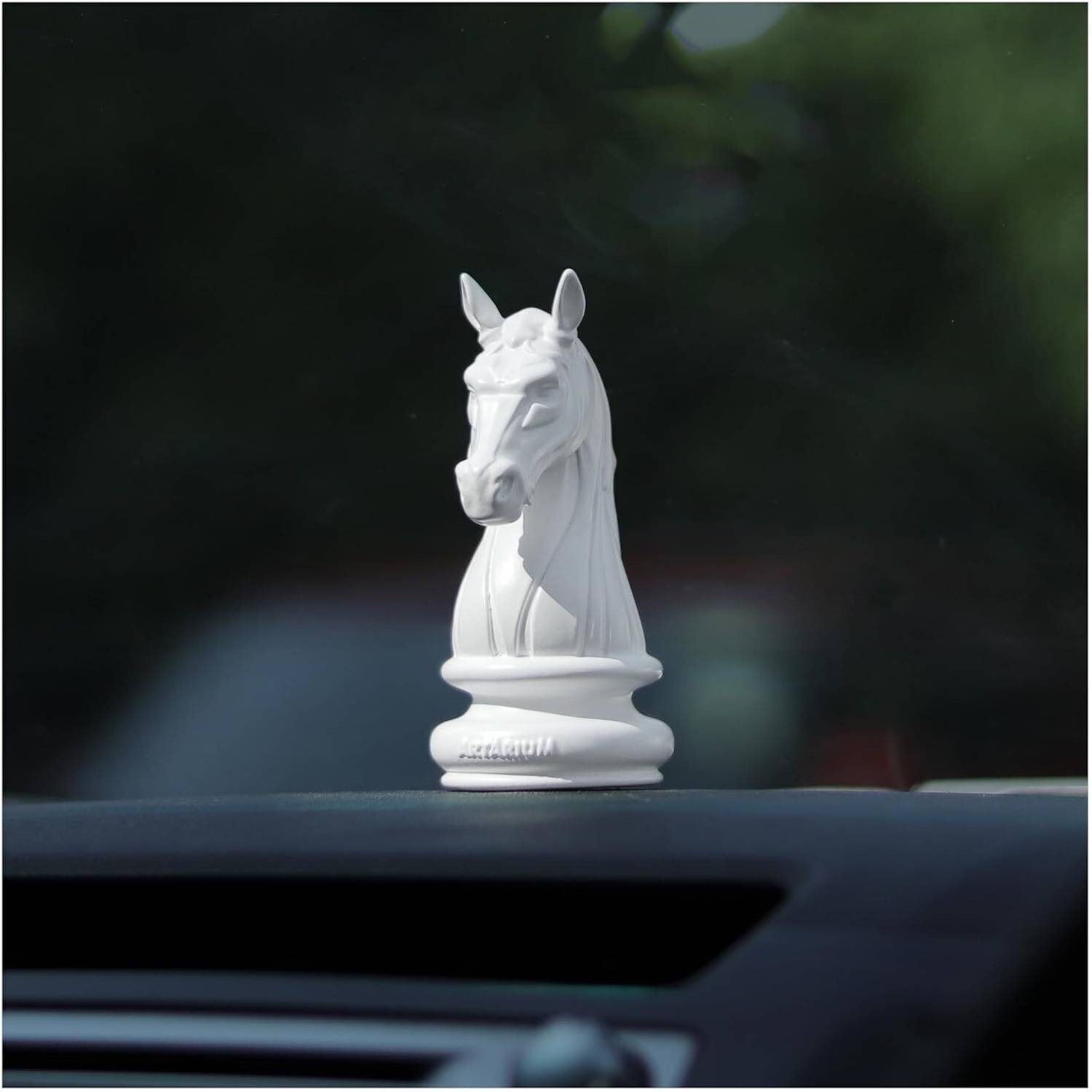 ARTARIUM Knight Horse Chess Piece Statue For Car Dashboard Decorative Showpiece  -  9.9 cm