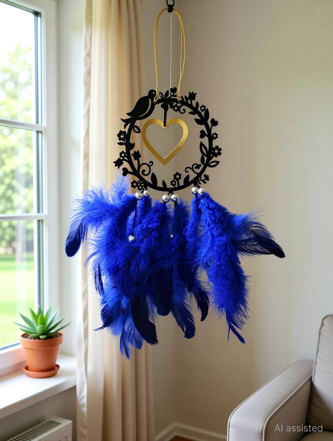 Artle Media Decorative and Designer Dream Catcher For Car Hanging | Home Decor Decorative Showpiece - 20 cm