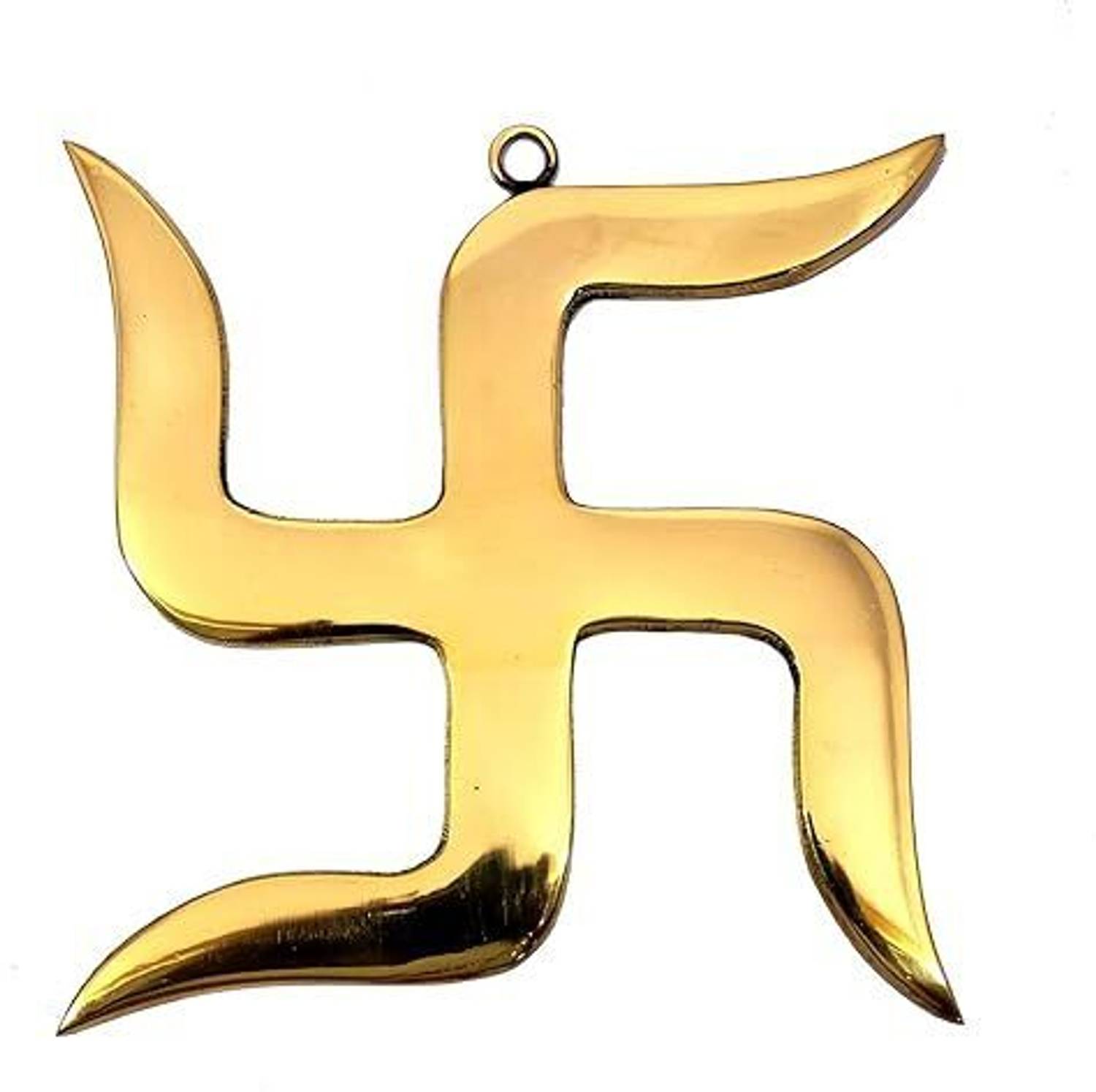 Shubh Sanket Vastu Brass Swastik 6 inches