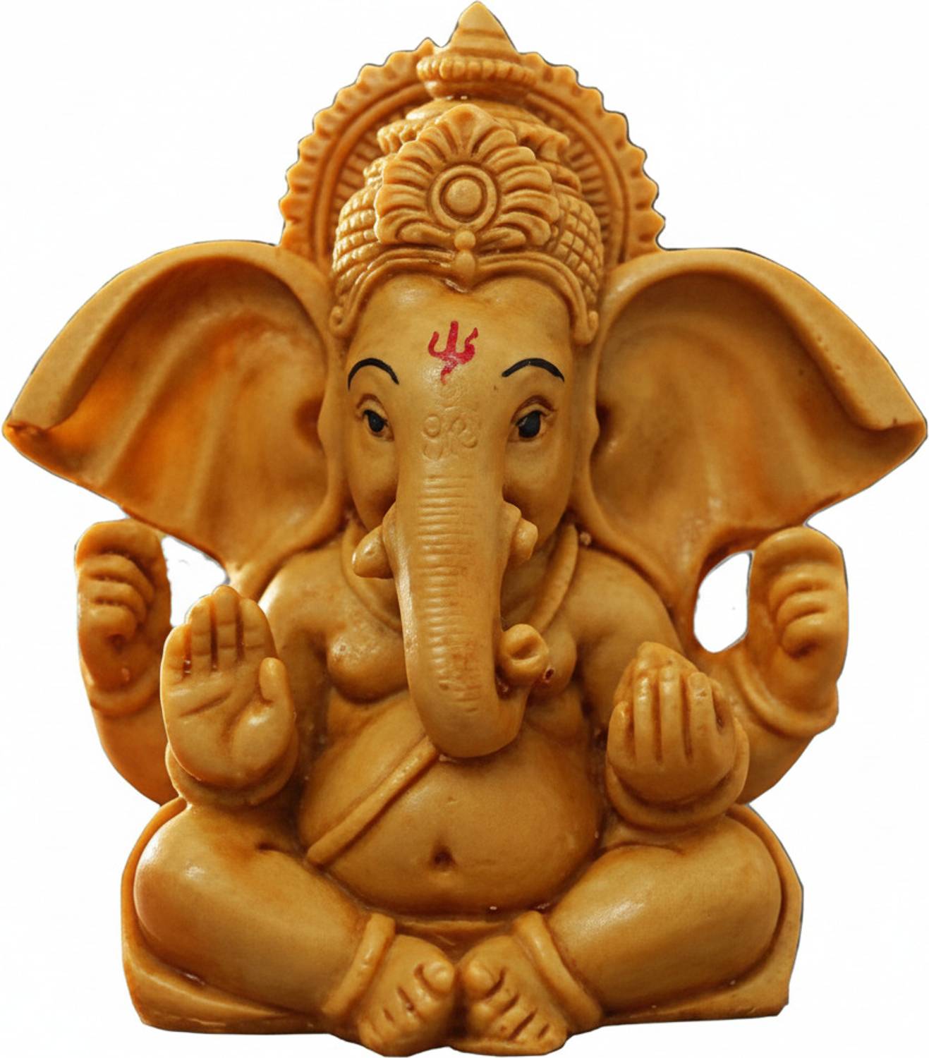 SVGG DECORS Ganesh Idol for Car Dashboard Small Ganesha Idol Dashboard Showpiece for Car Decorative Showpiece  -  10 cm