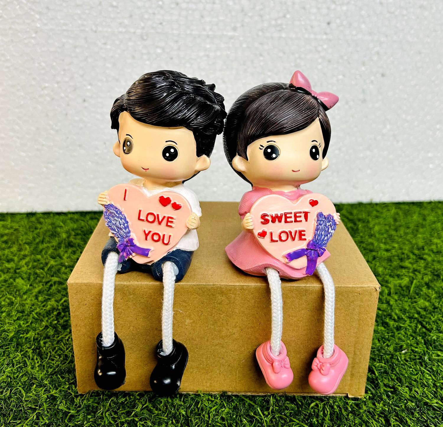 FABULOUS FINDS IMPORTED UNIQUE LEGS HANGING LOVE DOLL SET(2 PCS