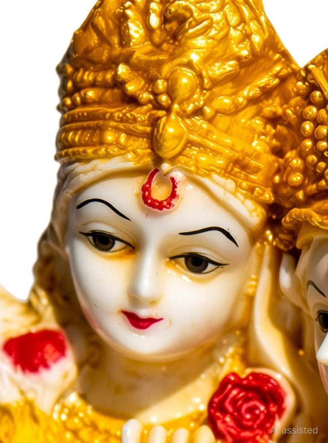 Artrivia Radha Krishna Statue Lord Kanha Idol, Gopala Idol Krishna Idol Decorative Showpiece  -  20 cm