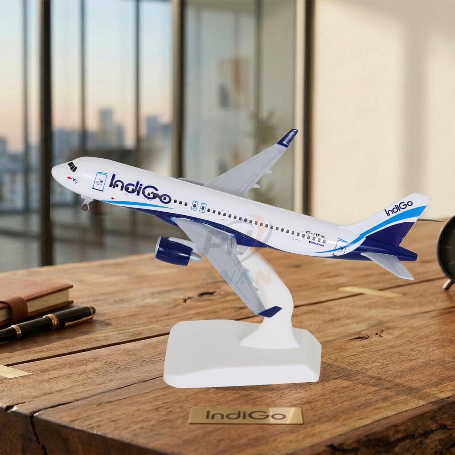 PN AVAN IndiGo A320 Diecast Aeroplane 19cm - Image 2