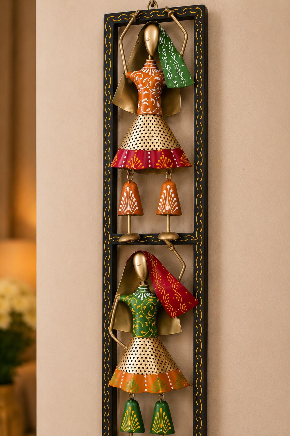Image of MAA BHAWANI HANDICRAFTS Handcrafted Metal Wall Decor Decorative Showpiece - 33 cm