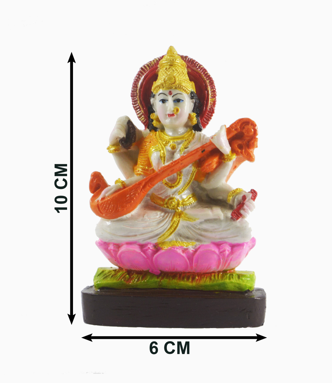 Image of Crafts For You Saraswati mata Decorative Showpiece - 10 cm