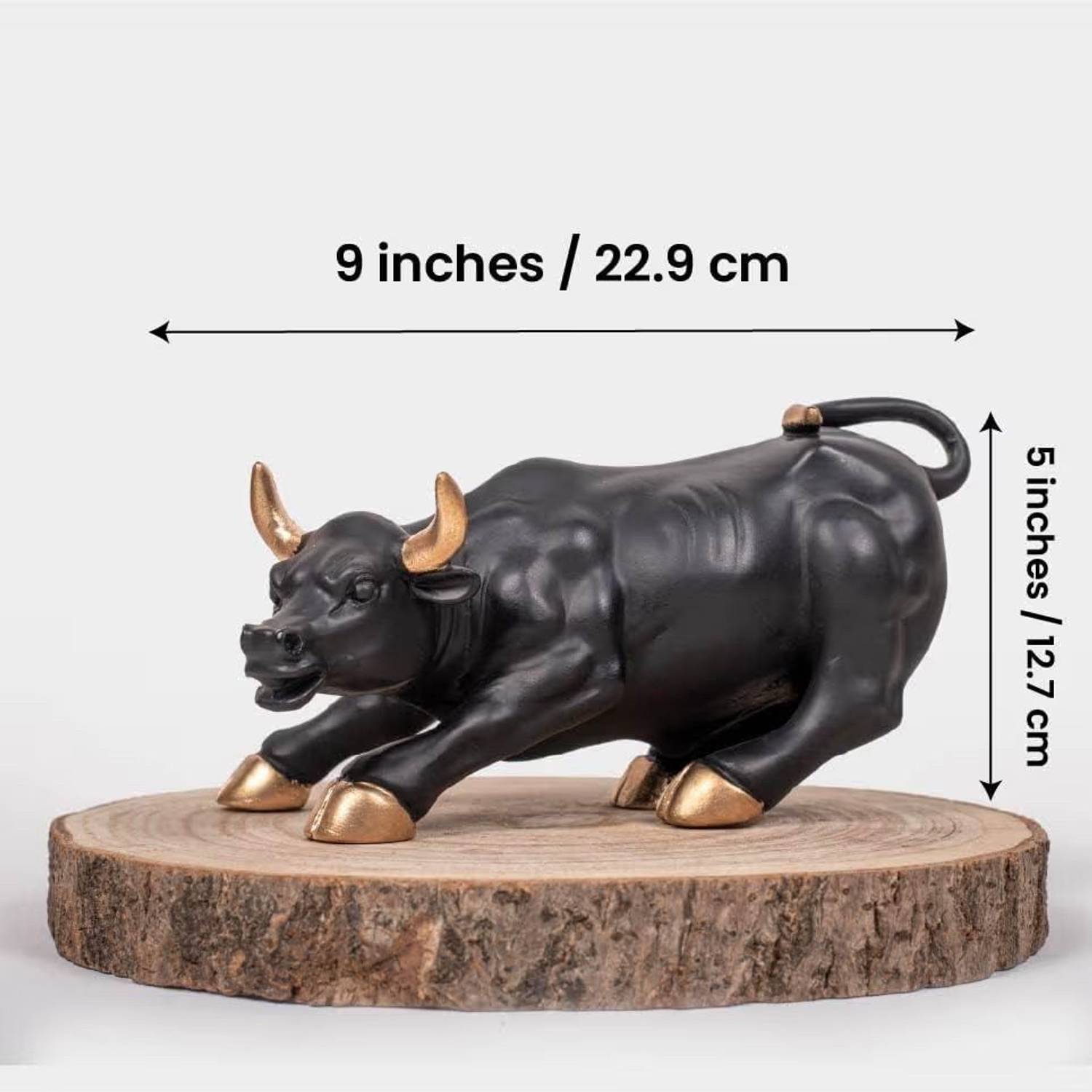 Shagun Angry Bull Decorative Showpiece 13cm - Image 2