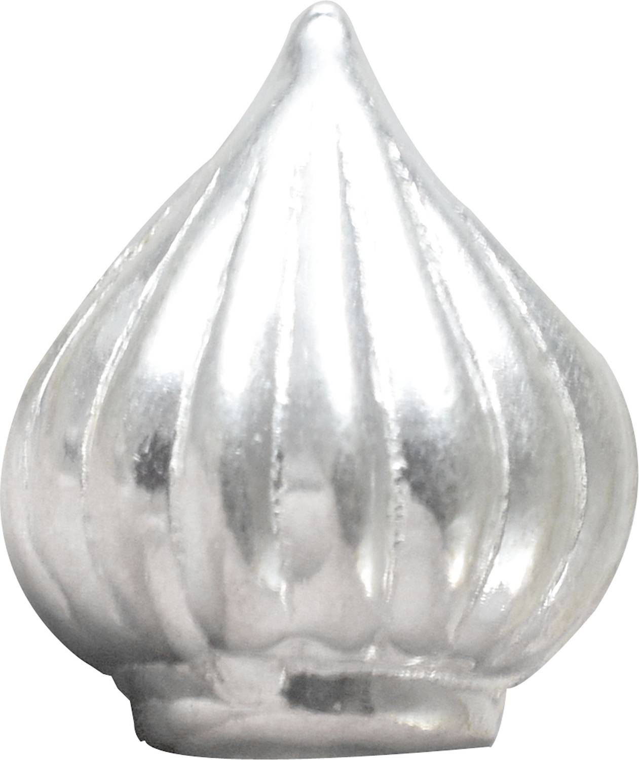 KMJ Pure Silver Modak for Ganpati/lord ganesha| Auspicious Pooja Offering & Gift Decorative Showpiece - 1.5 cm