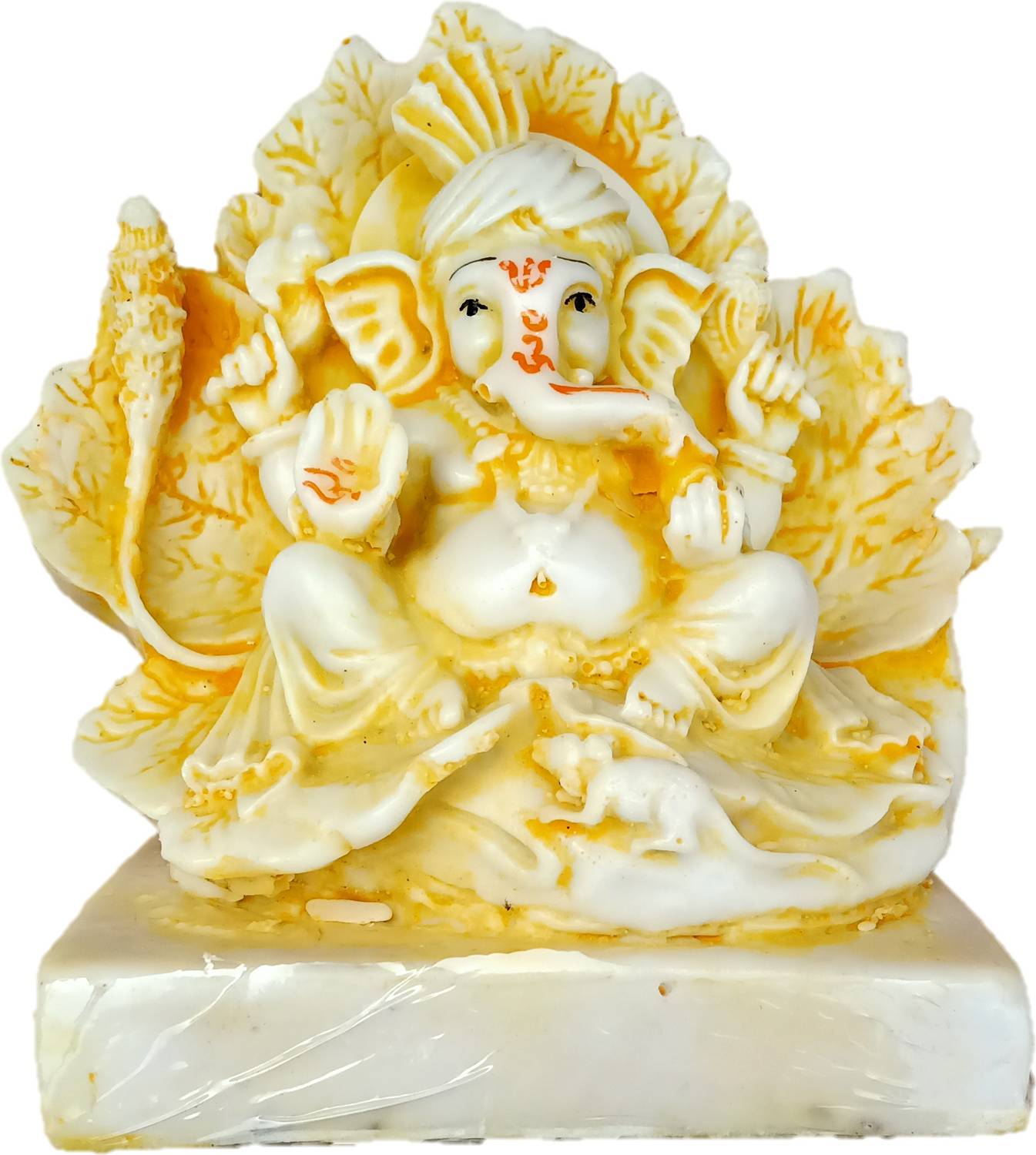 Love Kart Lord Ganesh Idol Ganesha Statue Ganpati Murti _ God Decorative Showpiece - 15 cm