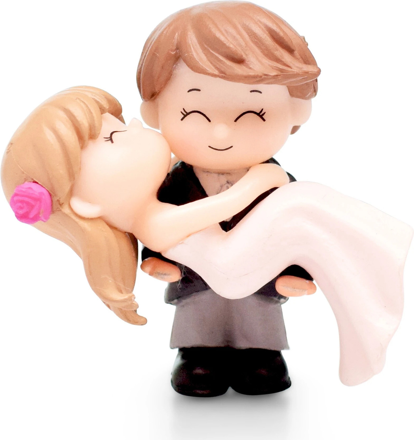 Image of IDREAM Lovers Couple Hug Style Figurine Miniature - 2pcs /set Decorative Showpiece - 6 cm