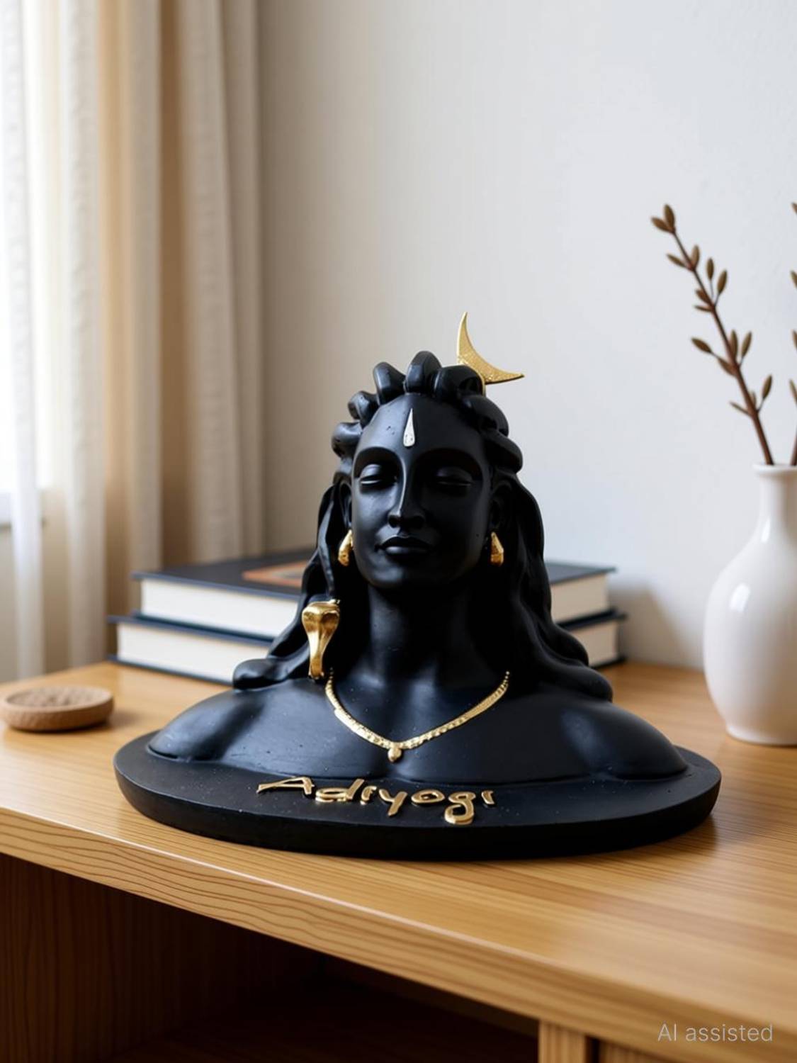 Adiyogi shiva Decorative Showpiece  -  16 cm