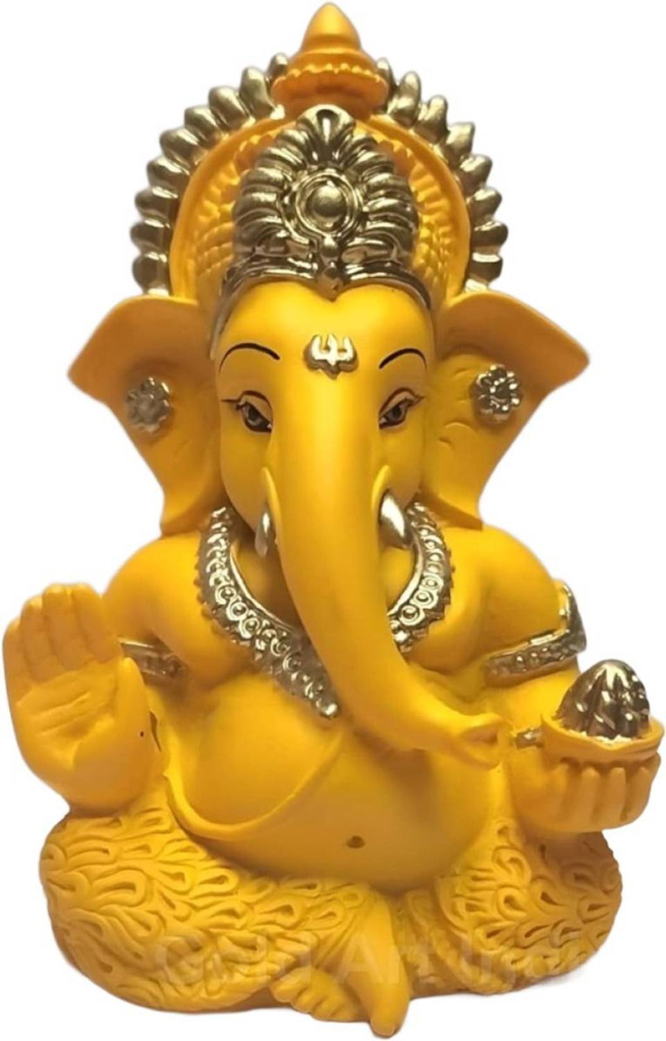 Littykart Ganesha for Home decor, Gifting Car Dashboard Decorative Showpiece - 9 cm