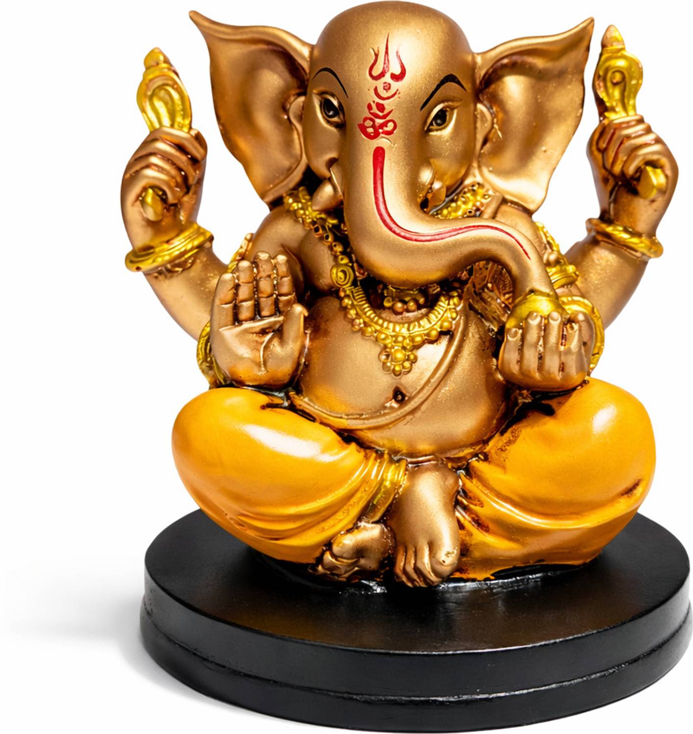 DIYAAN ENT Ganesh Ji Idol for Home Decor | Ganpati Murti for Pooja Room Temple Decoration Decorative Showpiece  -  14 cm