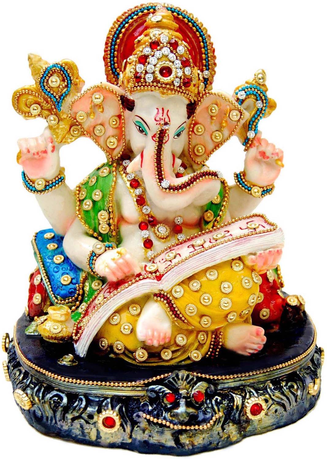 Buji Handicraft idol saraswati,saraswati statue, saraswati murti,saraswati idol,statue saraswati Decorative Showpiece - 20 cm