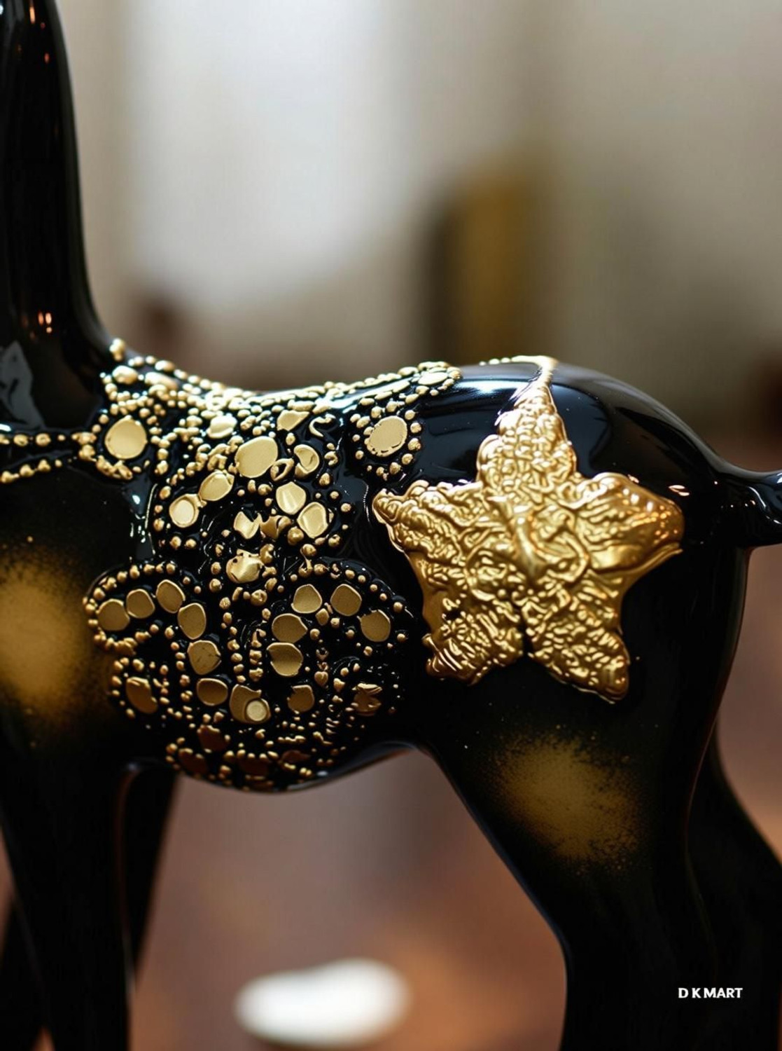 Image of D K MART BaraSingha Deer Statue for Home Decoration Showpiece Gift Item Decorative Showpiece - 28 cm