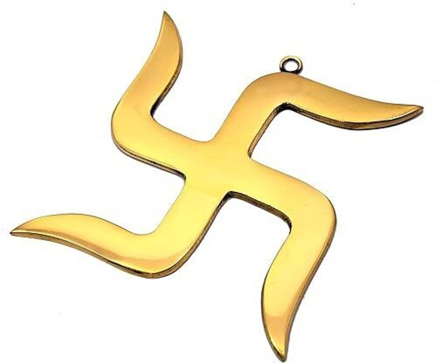 Shubh Sanket Vastu Brass Swastik 6 inches - Image 2