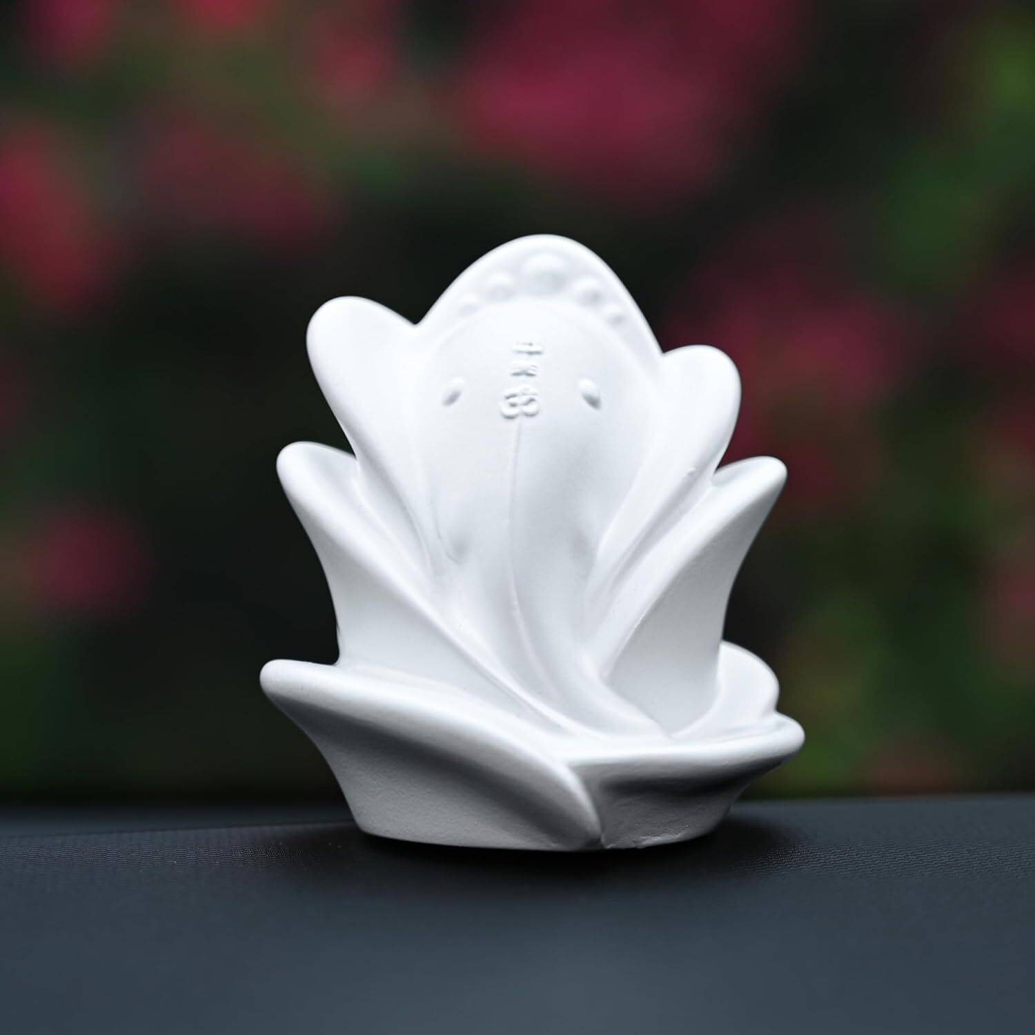 ARTARIUM Rose Shape Ganesha Ji Idol | Ganesha Ji Murti | Ganesha Statue For Car Dashboard Decorative Showpiece  -  7.6 cm