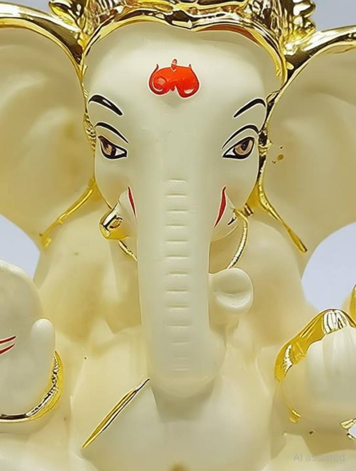 AAPKADECOR Lord Ganesha for car dashboard Ganesha Showpiece Diwali gifts Birthday gifts Decorative Showpiece  -  8.9 cm