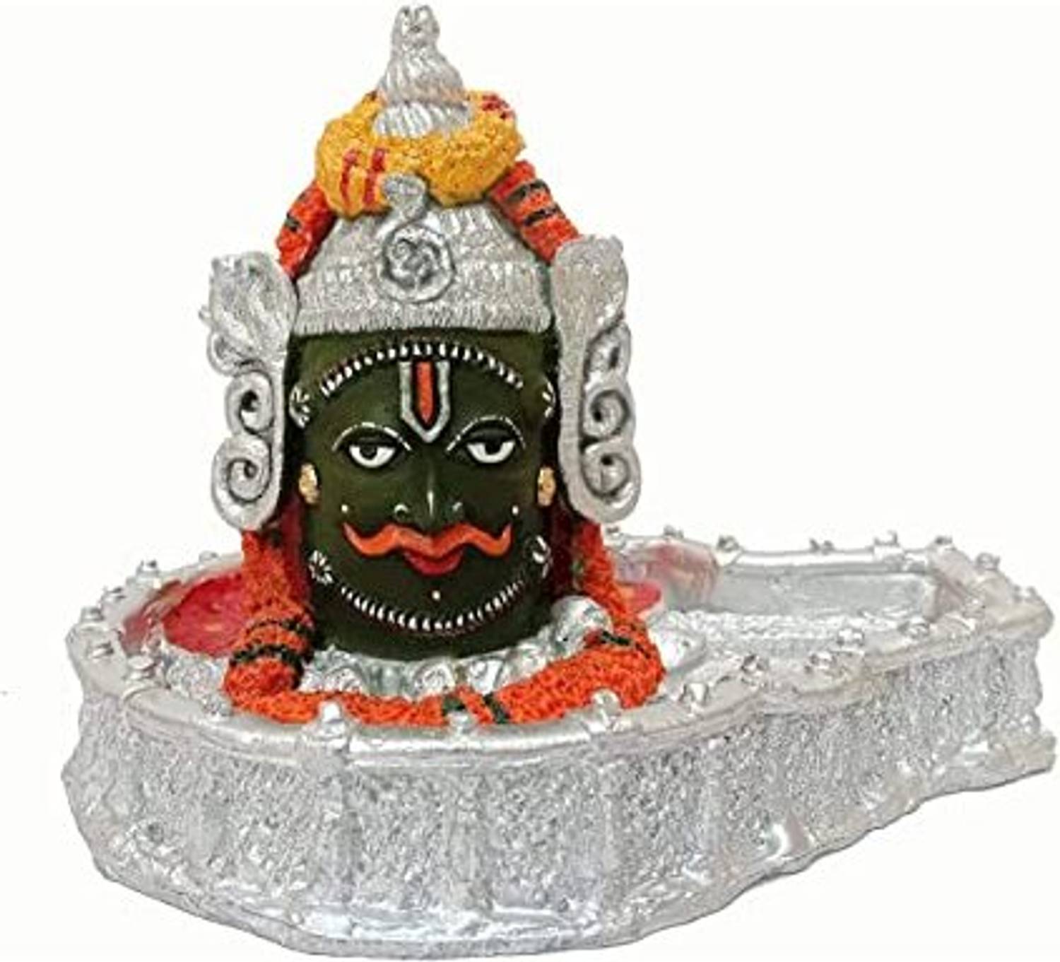 ASTROTALKS Mahakaleshwar Shivling Multicolor Shivling(Shri Baba Mahakal Idol) (4 Inch) Decorative Showpiece  -  10 cm