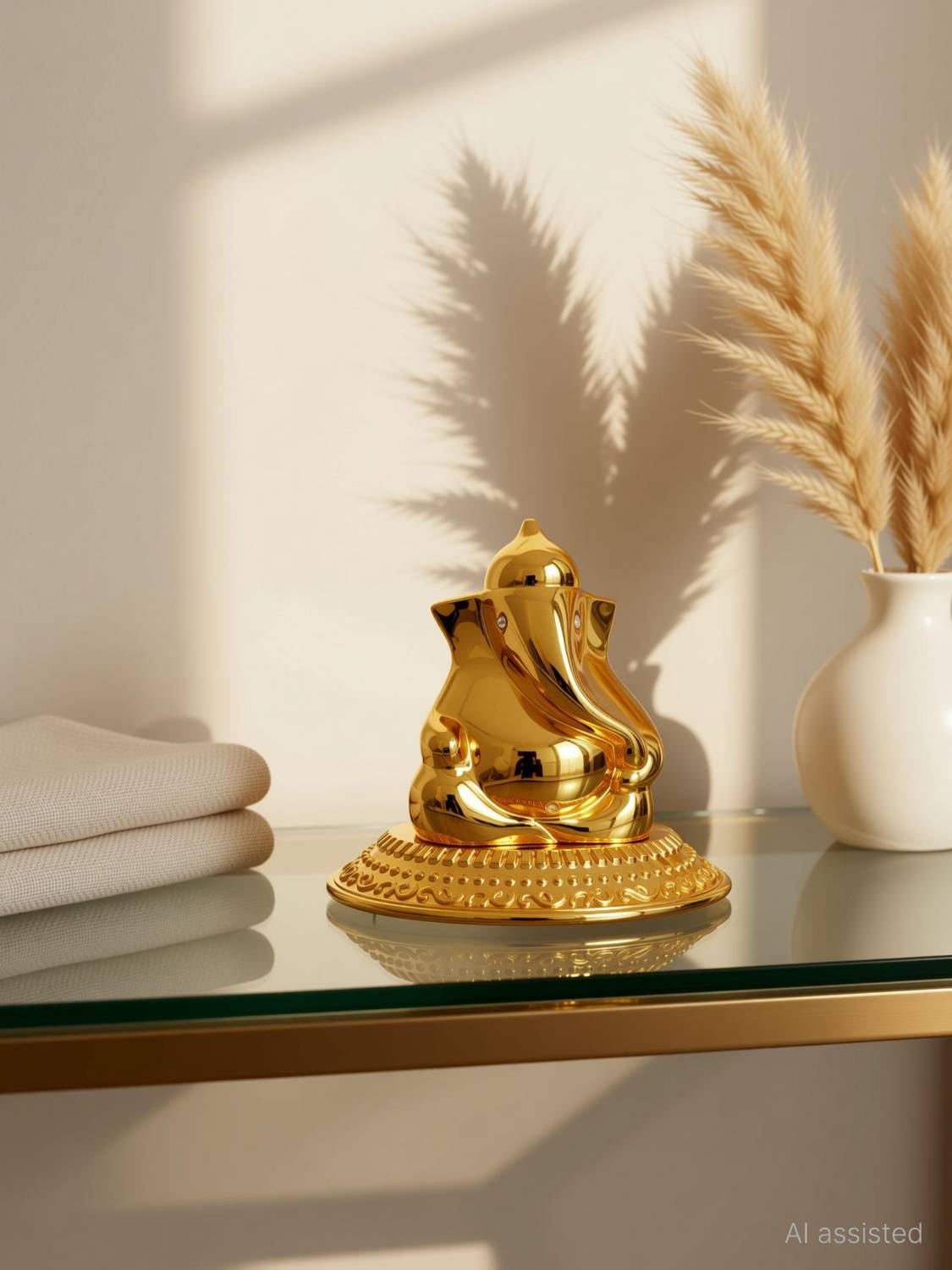 SANDBERRY Ganesha Idols for Car & Home decor,gifts,showpieces,decoration item Ganesha Decorative Showpiece  -  6 cm