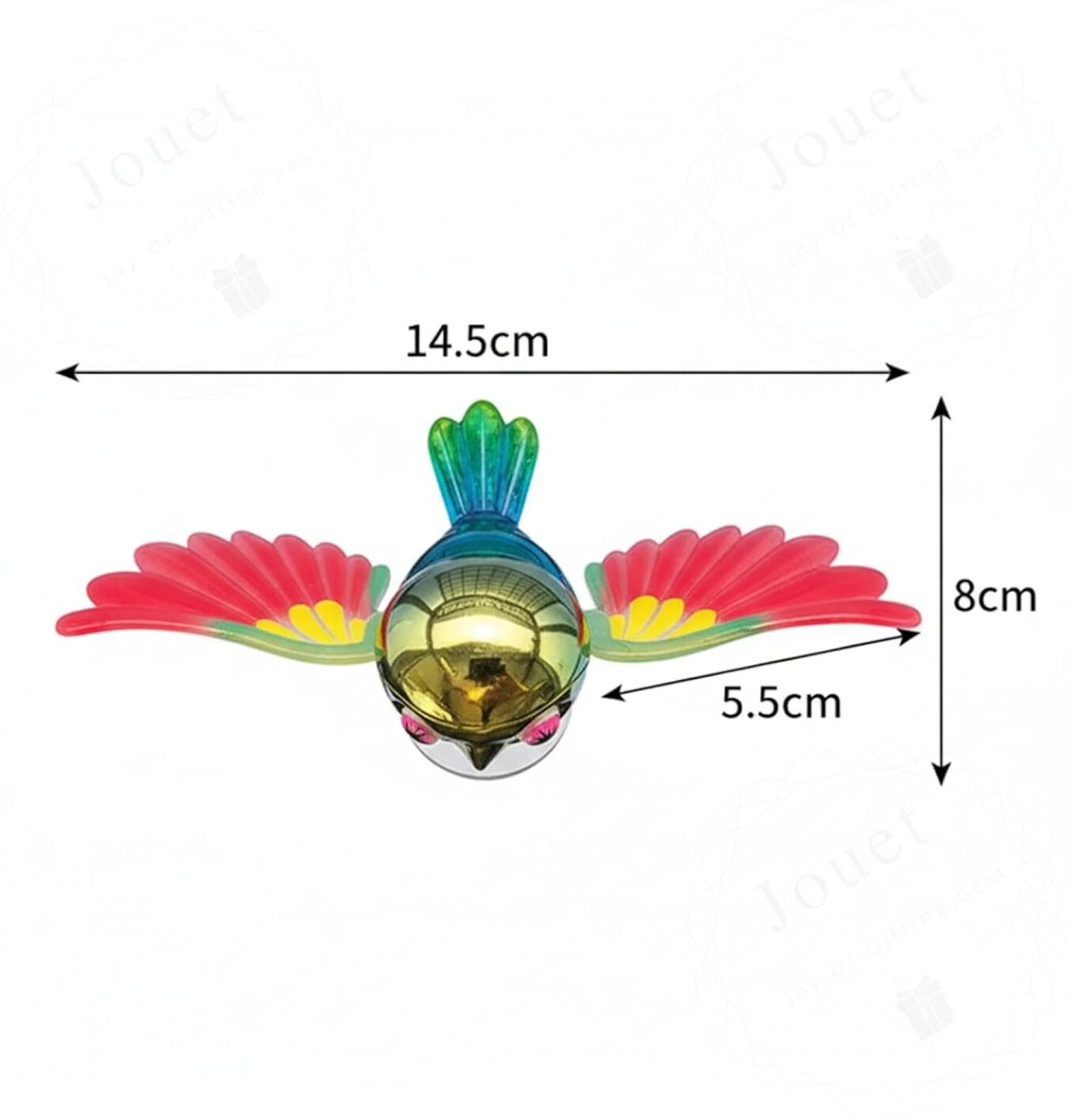 Image of GENIUS GROOVE Car Dashboard / Bike Bird Decor with Moving Wings | Cute Interior Accessory Gift Car Hanging Ornament