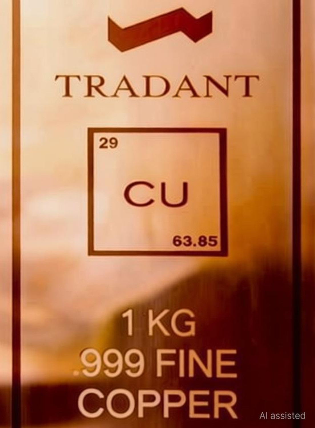 Image of Tradant Copperbar Decorative Showpiece - 12.6 cm