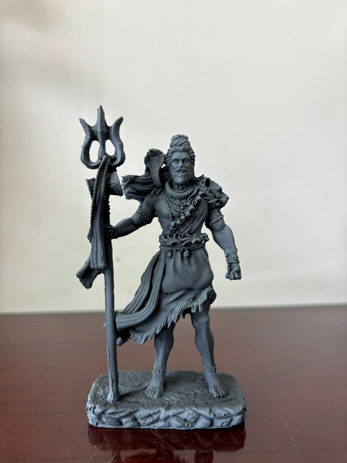 Adordecor Divine Shiva Idol for Car Dashboard - Invoke Serenity and Protection Decorative Showpiece  -  16 cm