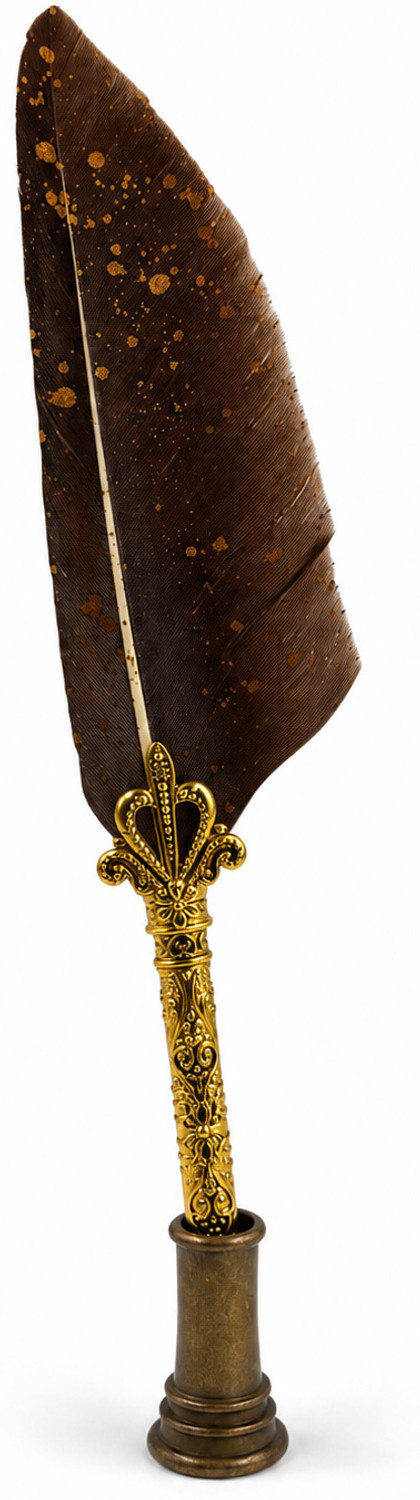 Image of Shoppingrox Harry Potter Feather Fountain Pen