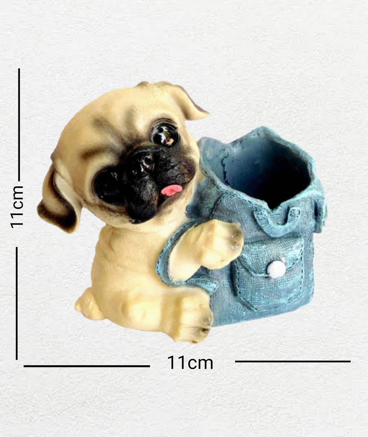 Bhaktinayak christmas related shopies_Pen stand dog_SHP_5 Decorative Showpiece - 11 cm