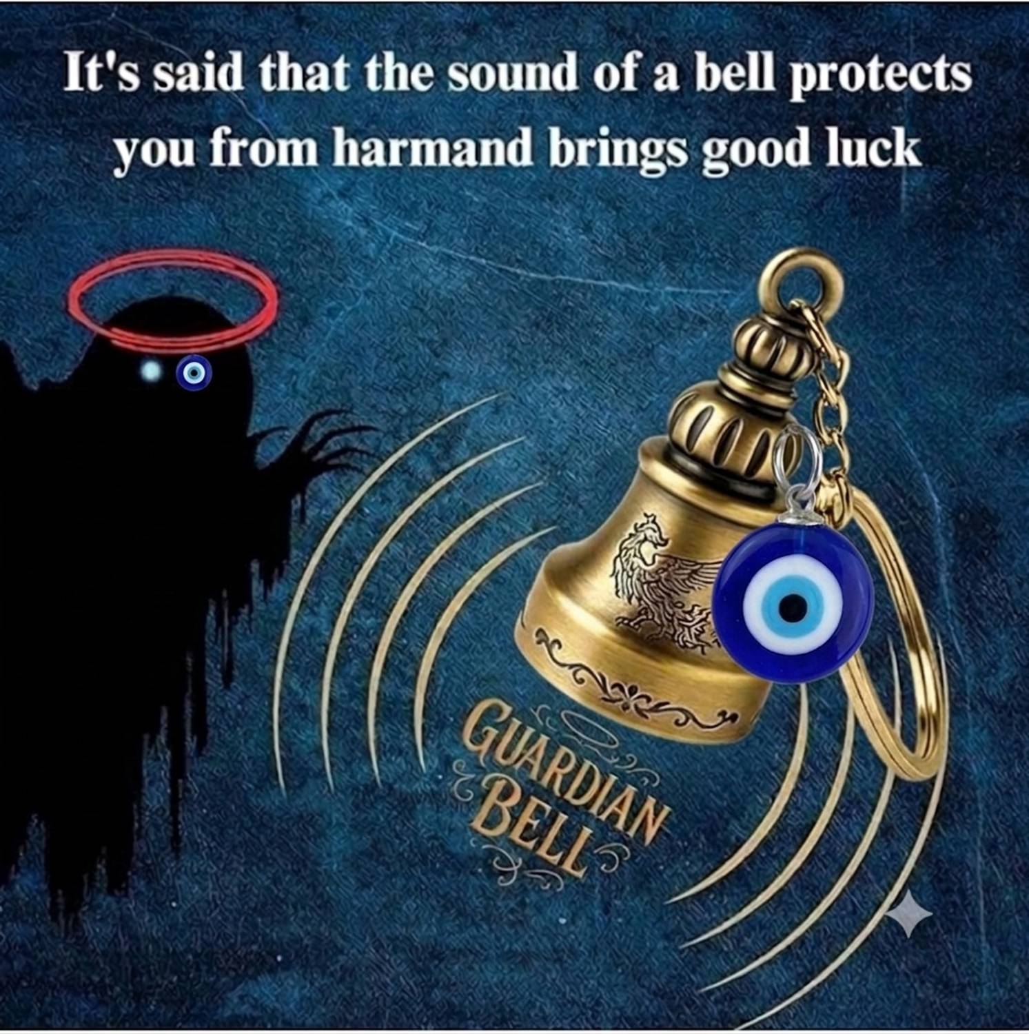 StyleHub Evil Eye Guardian Bell Keychain 5 cm - Image 5