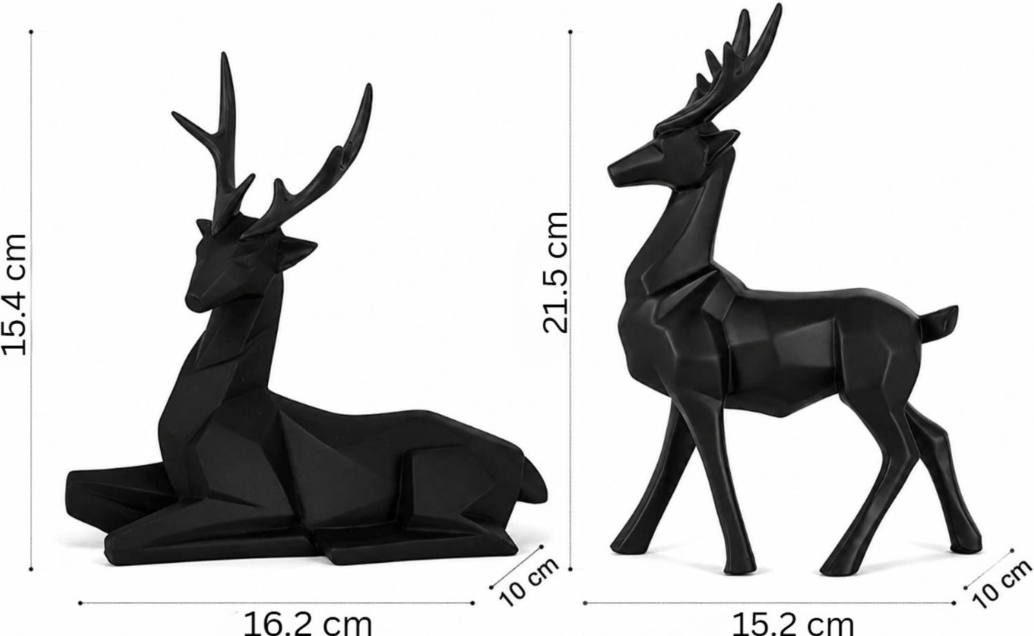 Flipkart Luxury Reindeer Deer Showpiece Set of 2 Pack of 2 - Image 2