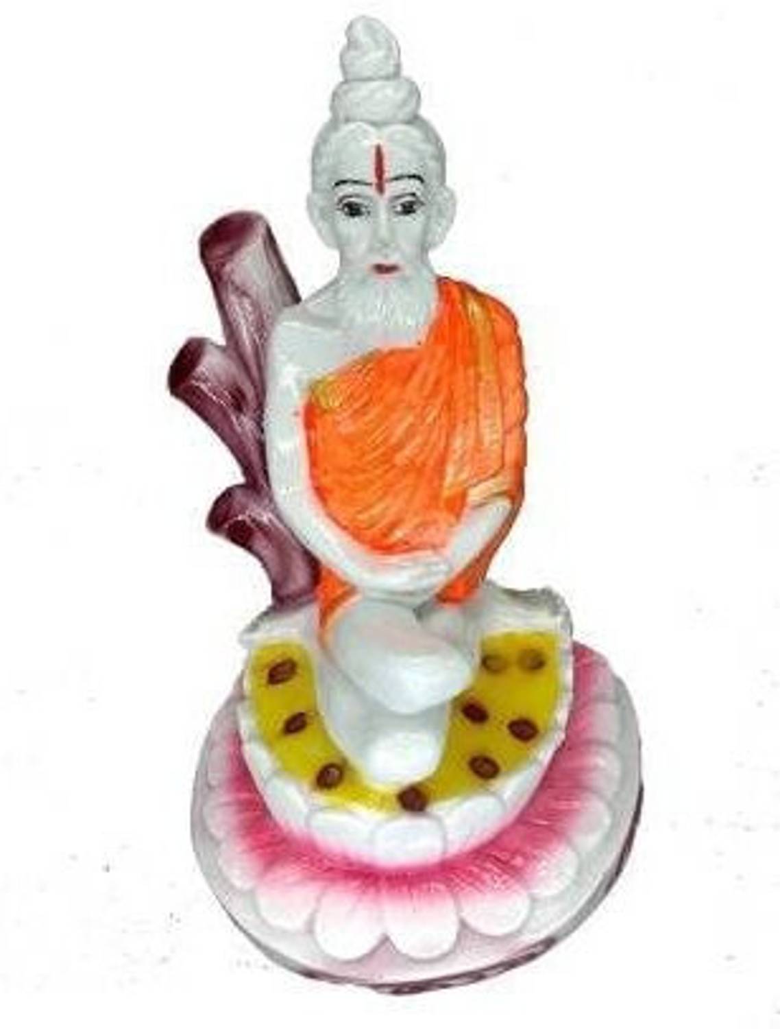 Amrah Handicraft Baba Lokenath Idol Decorative Showpiece - 6 cm