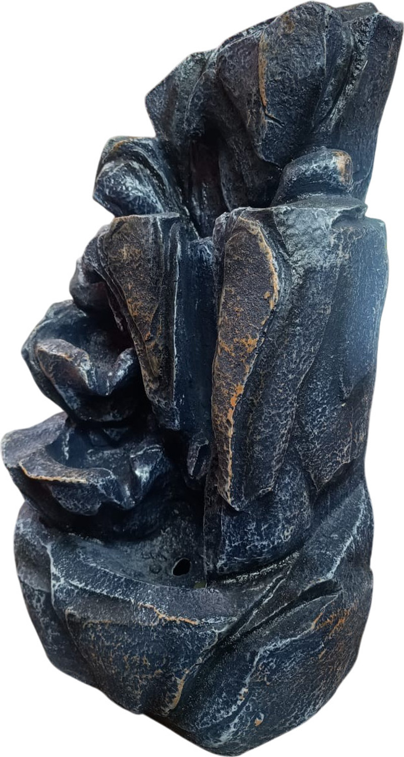 Image of SriMaa Ventures Premium Mountain Waterfall Fountain Indoor Outdoor Decorative Showpiece Decorative Showpiece - 42 cm