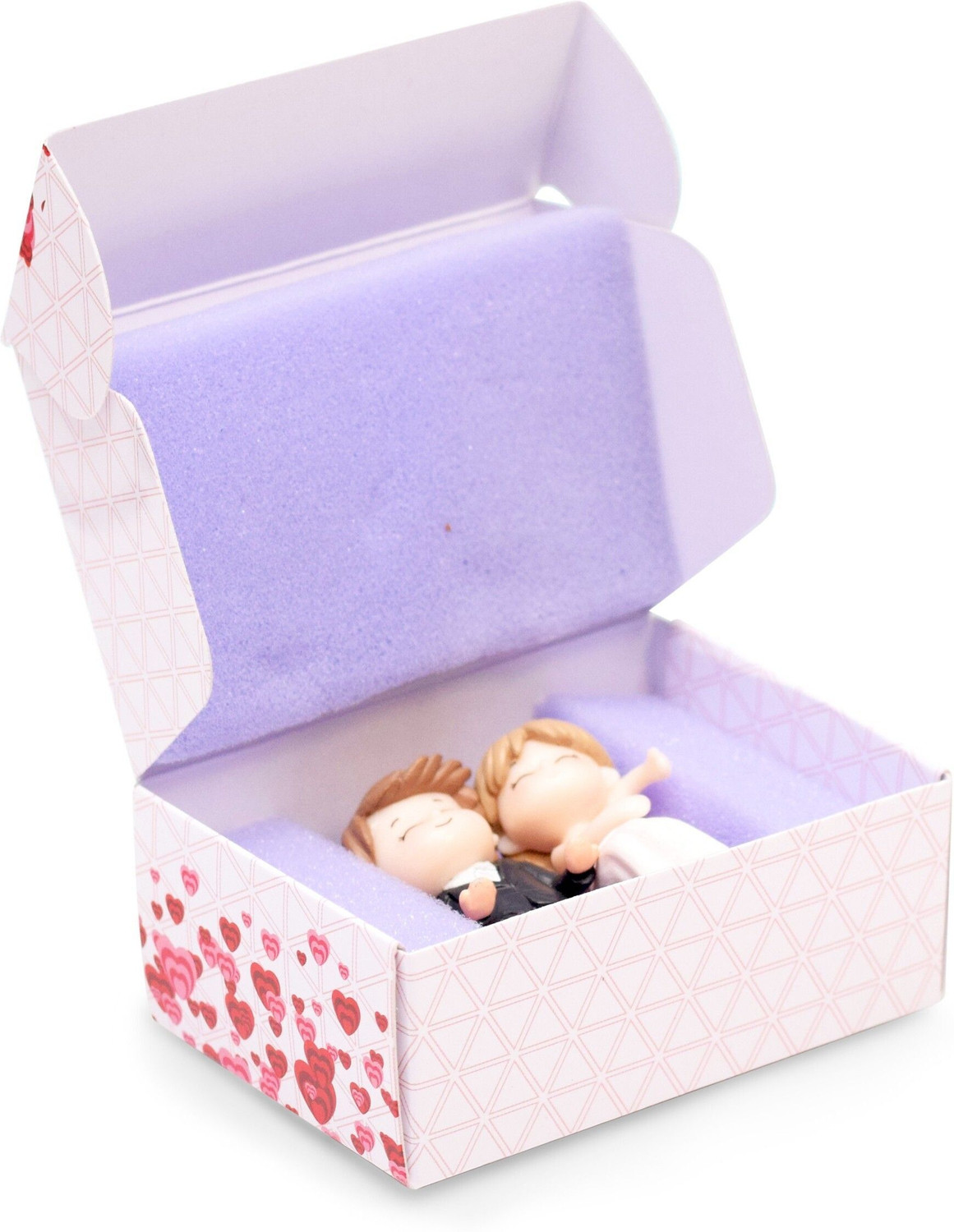 Image of IDREAM Lovers Couple Hug Style Figurine Miniature - 2pcs /set Decorative Showpiece - 6 cm