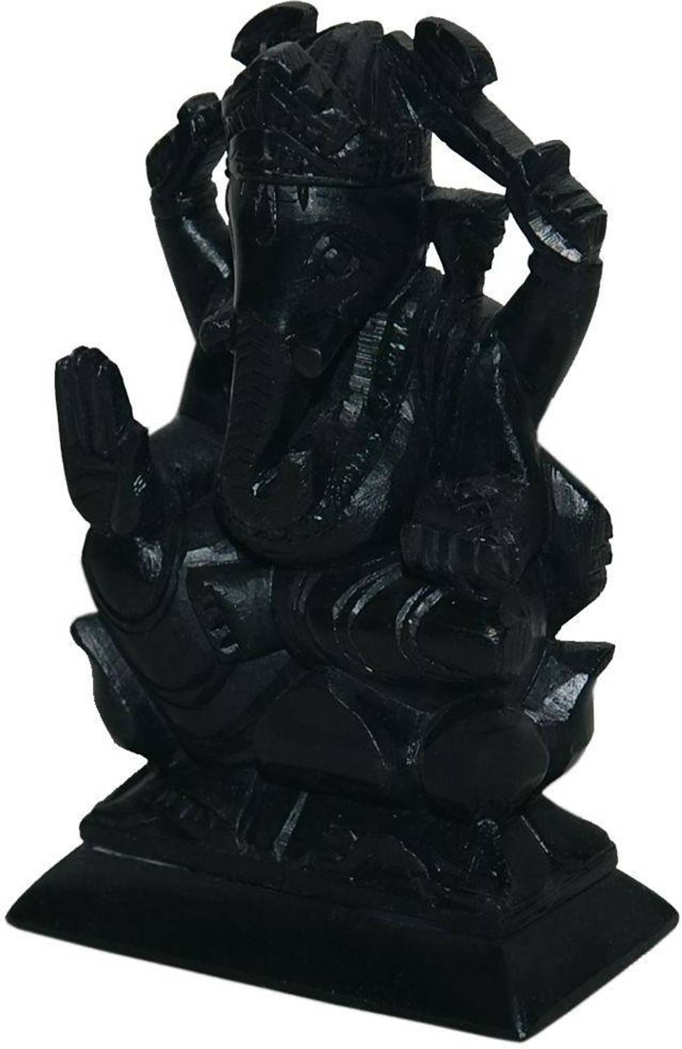 Pooja Creation Ssoapstone marble ganesha statue 8 in Decorative Showpiece - 22 cm