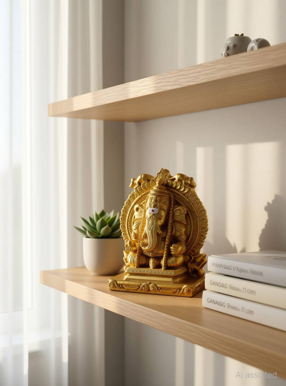 tskutty PILLAYARPATTI KARPAGA VINAYAGA / GANESHA 4 INCH / LORD VINAYAGA IDOL Decorative Showpiece - 11 cm