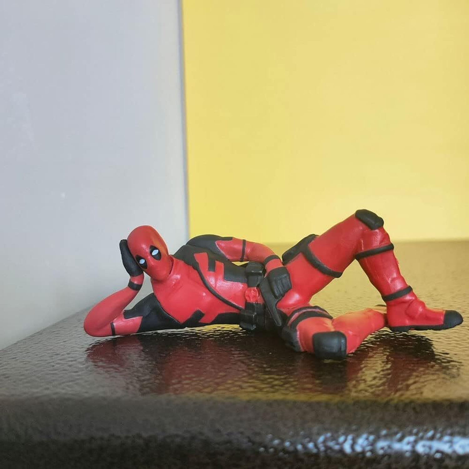 Image of LAVITRA Car Dashboard Deadpool Anime Figure Model for Car, Home, Desk & Computer Decor Decorative Showpiece - 3 cm