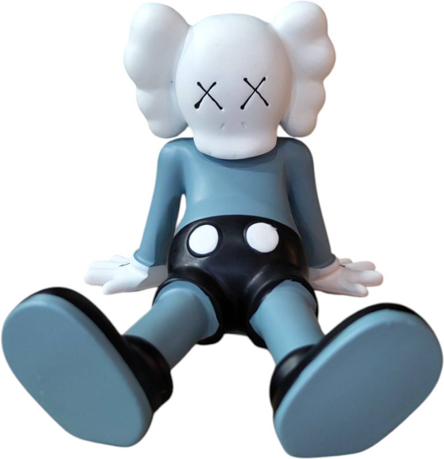 EMERGE KAWS Companion Figure – Sitting Pose (Blue/Black