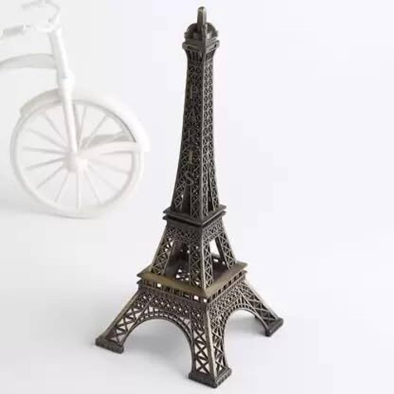 APEROL DESIGN Paris Eiffel Tower Miniature Metal Showpiece – Home Office Room Cabinet Decorative Showpiece - 18 cm