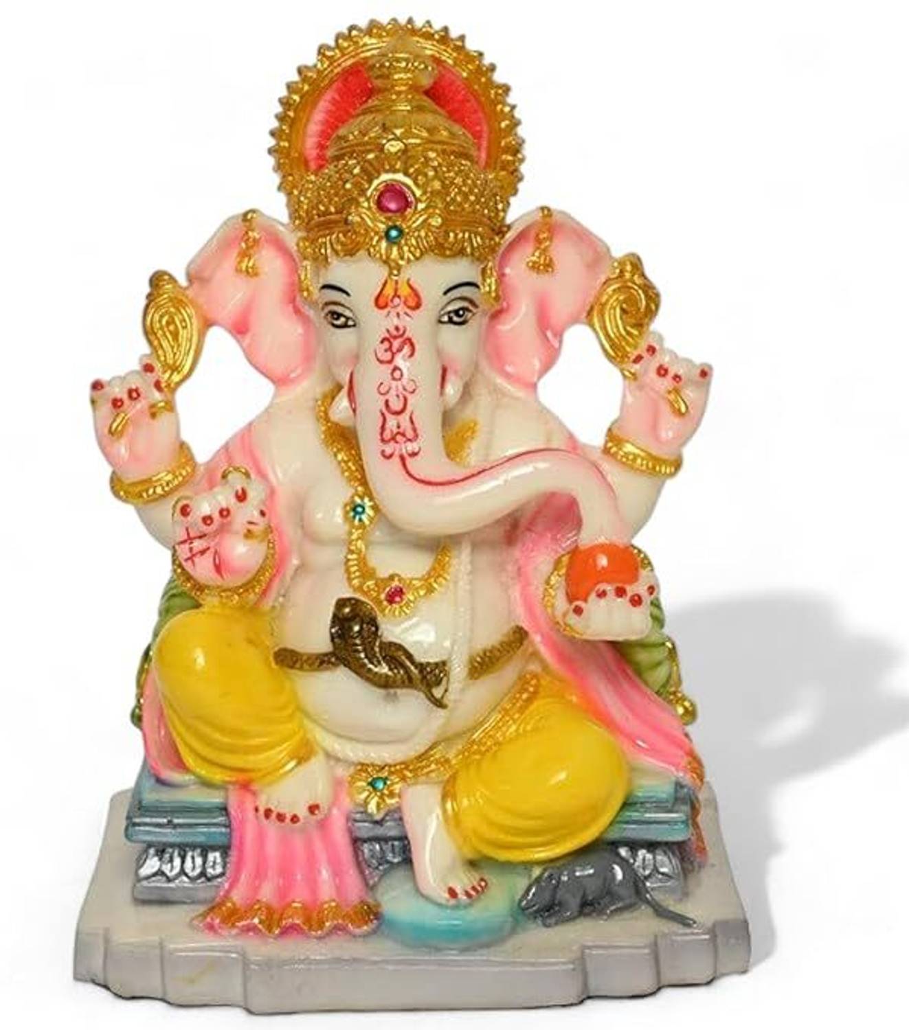 KariGhar Ganpati Bappa Decorative Showpiece - 14 cm