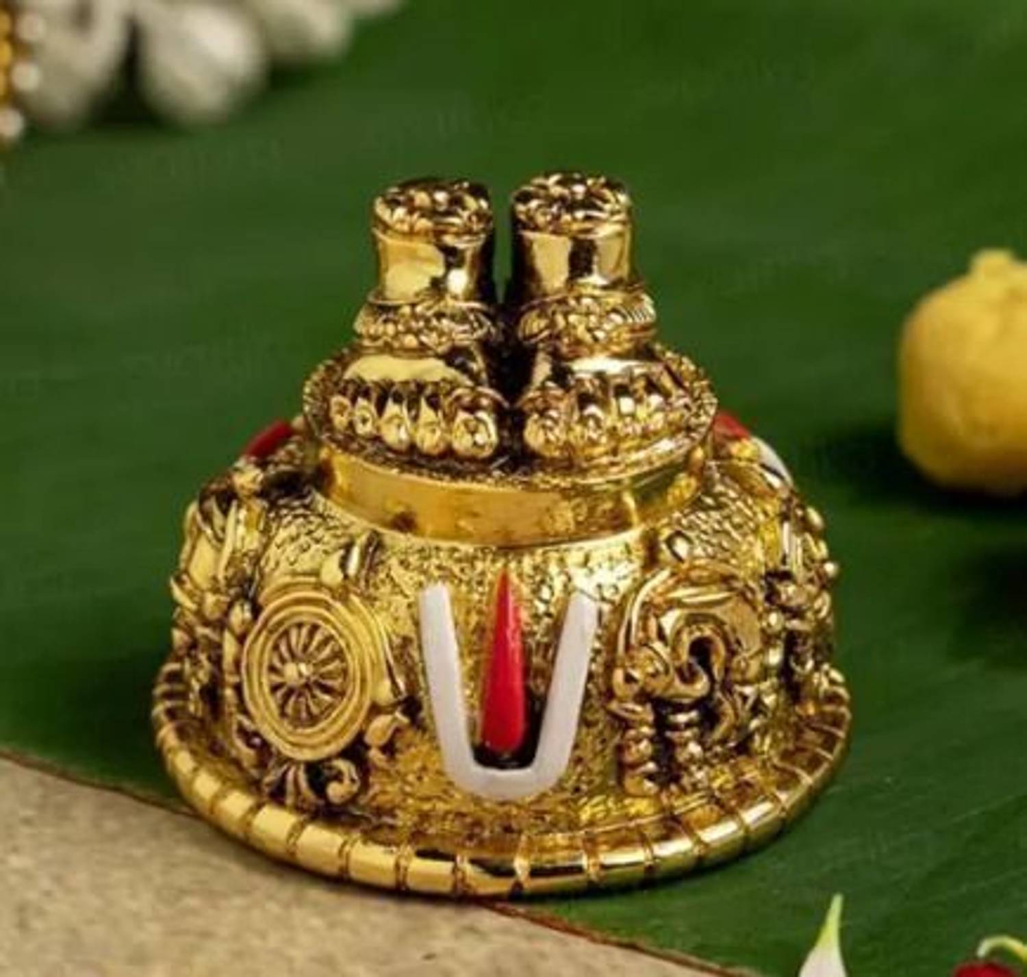 Chandra Art Collection Balaji symbol spritual gift Decorative Showpiece  -  6.5 cm