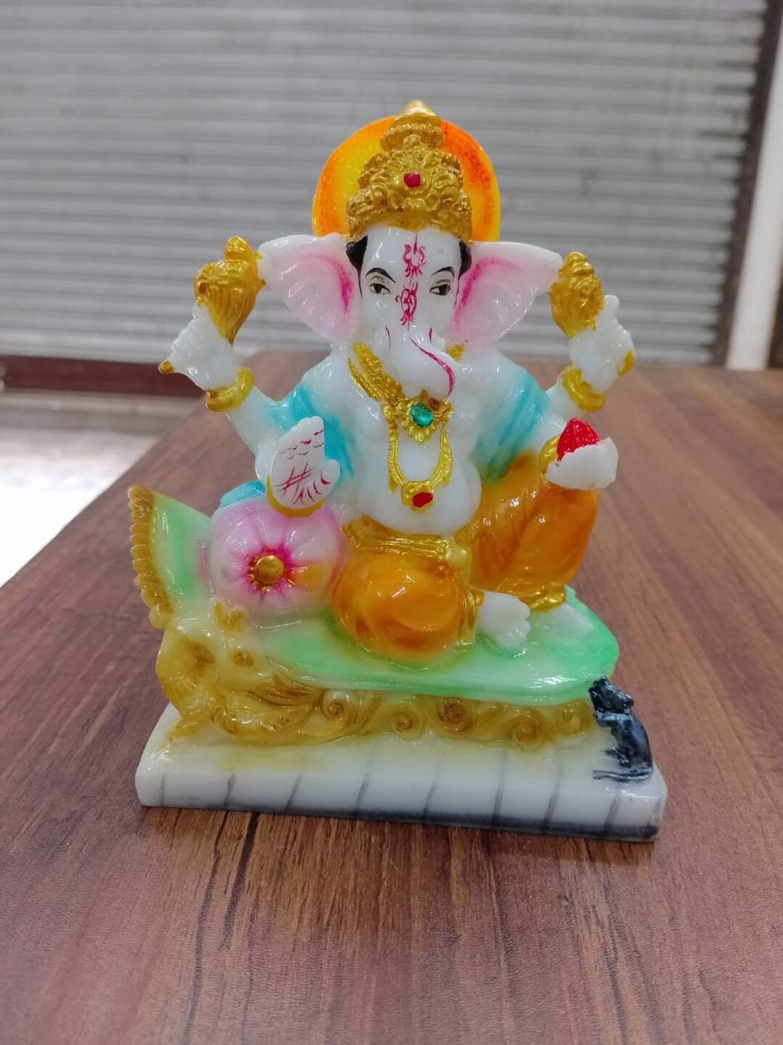 VAMIKA HANDICRAFTS GANESHA STATUE Decorative Showpiece - 15 cm