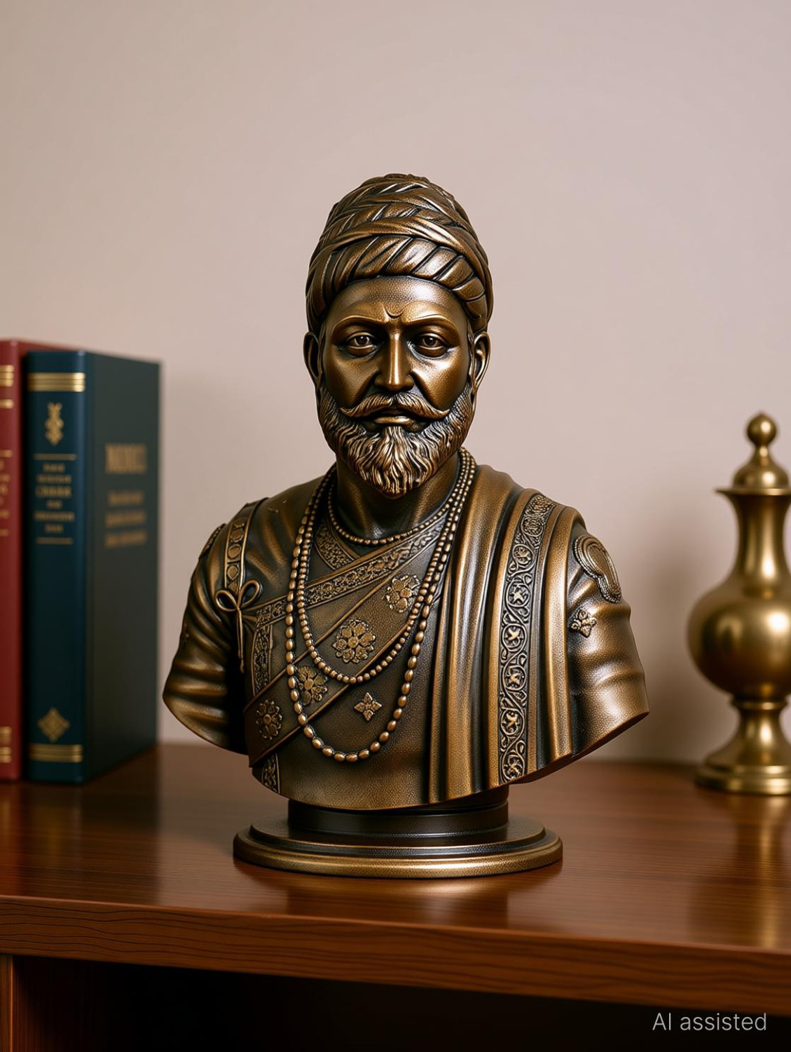 Image of MADeco Chhatrapati Shivaji Maharaj / Decorative Showpiece - 13 cm
