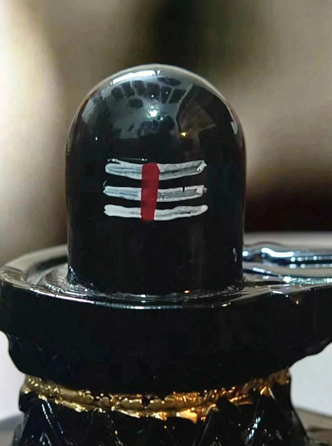 Image of D K MART Small Shivling Idol | Shiva Lingam For Pooja Home or Office Decorative Showpiece - 6 cm
