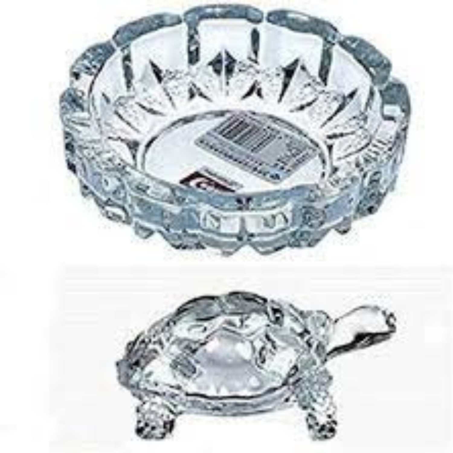 Image of asroyalchoice crystal turtle vastu shastra,crystal turtle,crystal tortoise Decorative Showpiece - 4 cm